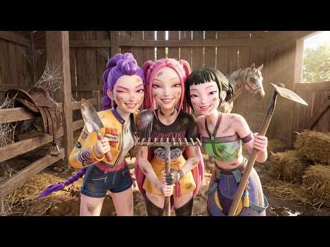 Clean With Me 🧹 Horse Farm 🐎 Kpop Demon Hunters Are Pregnant | Official Music Video