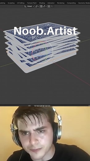 Noob vs Pro artist: randomize card stack By osasart 🔥#viral #tutorial #blendertutorial #fyp #fypシ゚viral #fypシ #foryoupageシ #blender #blender3d #blendercommunity #blendercycles #blenderrender #blenderart #3d #blenderanimation #blendercentral #3dartwork #3dartists #3darts #visual_creatorz #renderscapes #render #blenderartist | BlenderHub