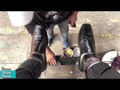 ASMR ShoeShine Street in Mexico " PERFECTION Exists " #shoes #shoeshine