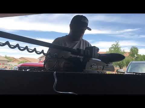 How to install a Minn Kota Terrova! Step by Step