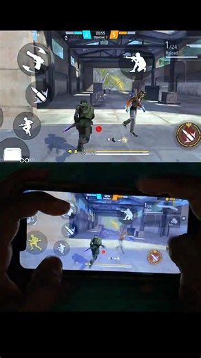 M1887 😱 Headshot | iPhone 11 📲Gameplay 2026 | 3 Finger Fast⚡️GlooWall Free Fire🔥Control Setting