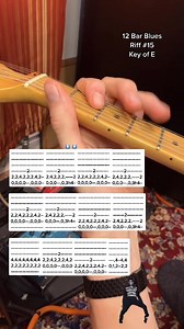 12 Bar Blues Riff on Guitar. Slow it down to make it easier! #12barblues #bluesguitar #guitarriff #fypシ #foru | Jamparkguitar