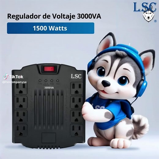 Regulador Automático de Voltaje de 3000VA para Equipos
