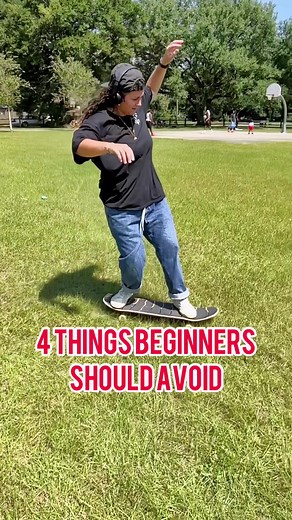 4 things beginners should avoid 🛹 #skateboarding #skateboardingtutorials #learnontiktok