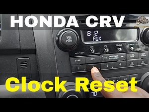 How to Set Clock on Honda CR-V | Quick & Easy