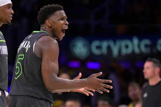 T'wolves' Anthony Edwards fined $50K for inappropriate fan interaction in Game 1