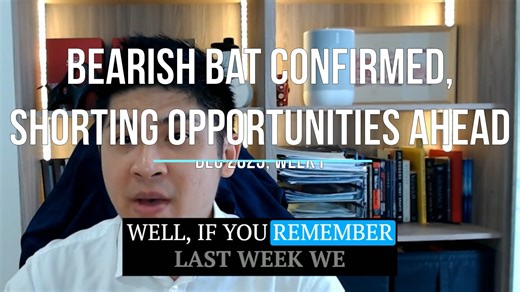 USDJPY's Weekly chart confirms the presence of a Bearish Fib-3 Bat...