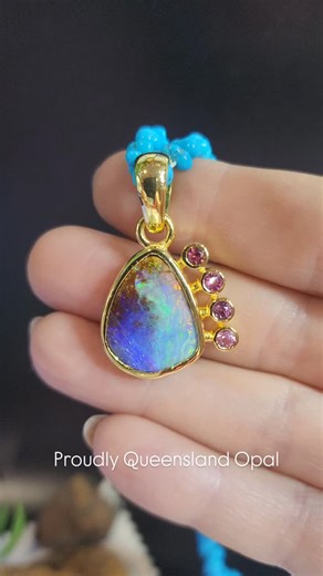 ValueGemJewels on Instagram: "Proudly Australian, each opal has been hand-mined, cut and polished by Ross Chapman FGA and discoverer of Deep Thought gem. Opal is associated with life, passion & loyalty. Opal colours will display differently when viewed from different directions depending on the light source and the direction of light reflecting & refracting from the opal structure. Hand made, unique and one only. #valuegemjewels #natural #australia #opal #gold"