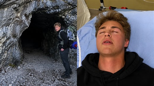 He entered an abandoned bomb shelter - and almost died inside