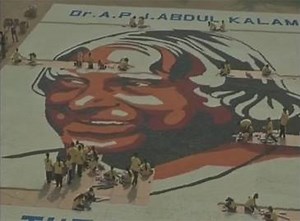 1.1M views · 3.4K shares | TN: Students create paper cup mosaic of former President APJ Abdul Kalam | The Times of India | Facebook