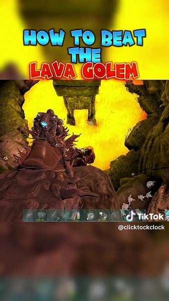 Guía para vencer al Golem de Lava en Ark