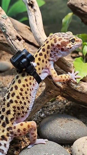 A Day in the Life of an Adorable Leopard Gecko 🦎✨