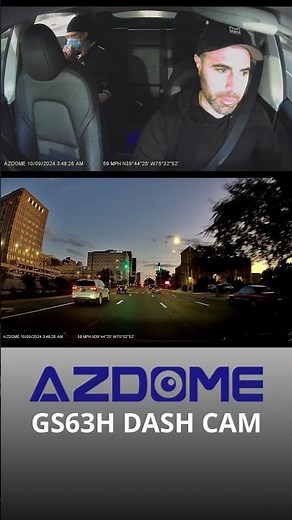 ROAD TEST 🚗💨 AZDOME GS63H PRO 4k 2-WAY Dash Camera #dashcam