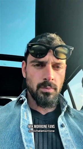 Michele Morrone on the road! 😎 #michelemorrone