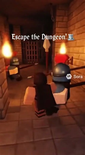 Roblox Escape the Dungeon 🏰 Don’t Get Caught by the Guards! #Roblox #DungeonChallenge