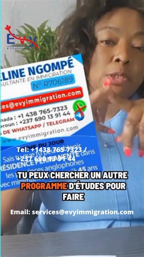 66 reactions · 3 comments |  Tu es un étudiant au Canada et tu te demandes ce que faire si ton permis d'études n'est pas éligible au post-diplôme? 樂 Ne panique pas! Voici les options: quitter, changer de statut, chercher un job, ou demander à un autre programme!  Exprime ton chemin vers le succès!  #étudiant #Canadien #permis #études | EVY Immigration Canada | Facebook