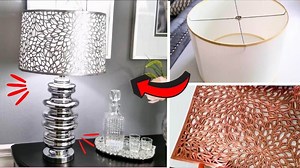Lampshade Upgrade Using Placemats