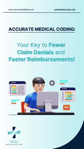 The Power of Precise Medical Coding: Fewer Denials, Faster Payments 🔹 #MedicalCoding #HealthcareBilling #ClaimDenials #Reimbursements #RevenueCycleManagement #HealthcareFinance #MedicalBilling #CodingAccuracy #PracticeManagement #HealthcareAdministration #MIUMedicalBilling #MedicalCoders #BillingEfficiency #HealthcareCompliance #FinancialStability #PatientCare #HealthcareProviders #MedicalPractice #HealthInformationManagement #MedicalRecords #BillingSolutions #HealthcareRevenue #MedicalBillingS