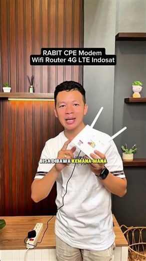 RABIT CPE Modem Wifi Router 4G LTE Indosat. Free internet for 1 year, 180GB
