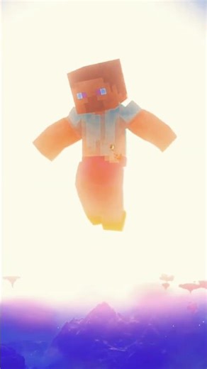 minecraft steve falling from the sky #minecraft #minecraftshorts