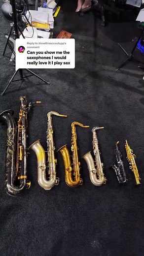 My Collection of Saxophones