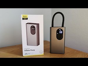 Baseus InAuto Tyre Inflator Pump Unboxing and Overview 4K/60FPS