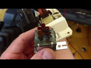 Wrangler TJ AC blower motor selector melting, how to repair.
