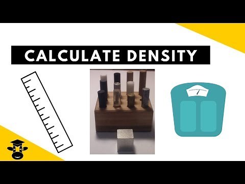 Calculate density of a cube and a cylinder using a ruler