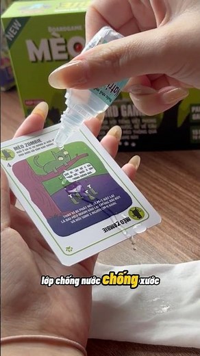 Mèo Zombie Foxi, Mèo nổ, exploding kitten, thẻ board game siêu hay, bá đạo #foxi #boardgames #meono