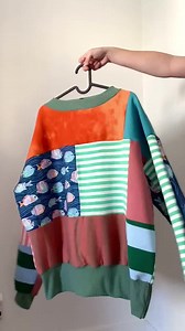 Upcycled Patchwork Crewneck From Scratch - Etsy