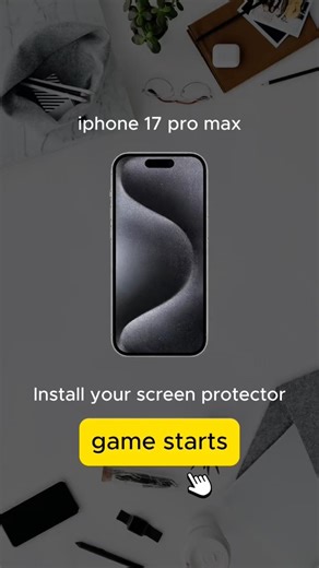Game time! Install your screen protector now#screenprotector #dressupgame #iphone17promax #iphone