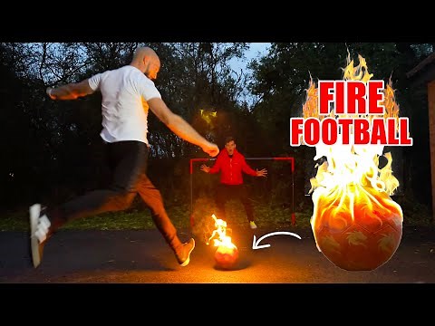 We Set A Football on FIRE!!
