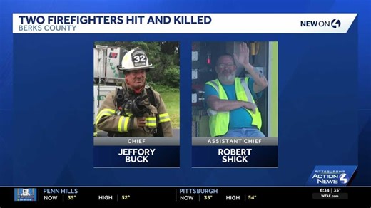 Fire chief, assistant fire chief for PA town killed by suspected drunk driver during search