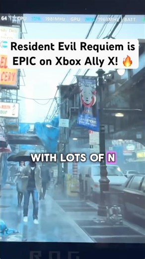 Resident Evil Requiem is EPIC on Xbox Ally X! 🤩🔥👀