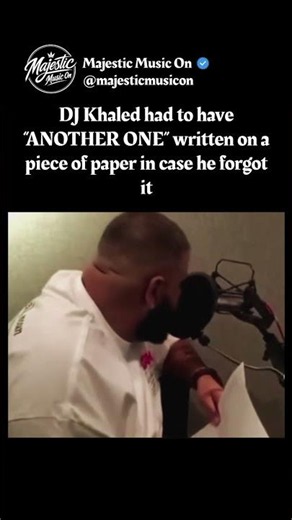 DJ Khaled Forgot His Own Producer Tag