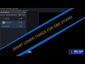 Smart Lower Thirds (OBS Studio Plugin) Unlimited Lower Thirds, Templates, Hotkeys & Timed Automation
