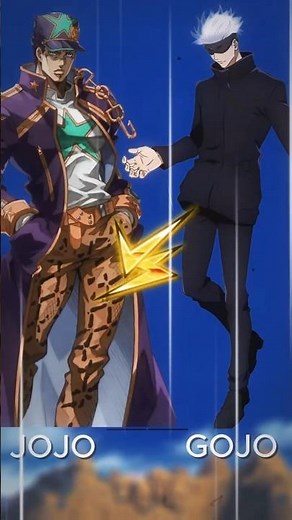 Jojo VS Gojo #anime #shorts
