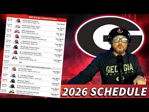 GEORGIA BULLDOGS 2026 FOOTBALL SCHEDULE PREVIEW