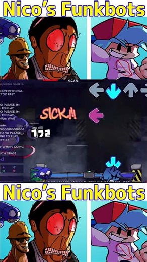 FNF Nico's Funkbots: Reimagined DEMO/Roblox:Nico's Nextbots/chased #shorts