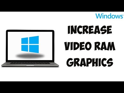 How to Increase VIDEO RAM GRAPHICS on your Laptop?