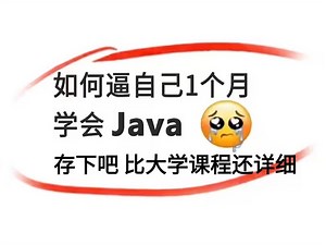 如何逼自己30天学会Java（学习路线 Java笔记）小白轻松入门，零基础入门到精通全套教程，全程干货无废话_Java入门_Java