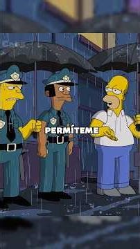 Homero ATRAPA al LADRON de CARTERAS #lossimpson #simpsons #resumen #shortvideo