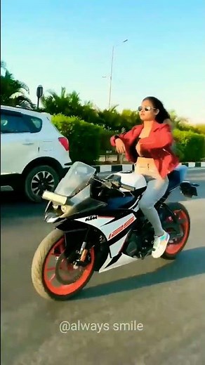 cute 🔥💯 | indian girls riding sports bike | bikes stunts racing girls sports bike status #shorts