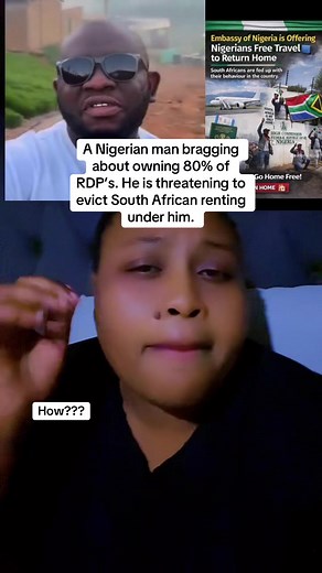 Nigerian Man Claims 80% RDP Ownership, Threatens Evictions