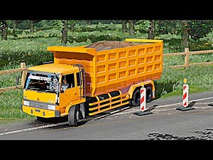 Wow!! Truk Fuso Jengatan Angkut Tanah - Euro Truck Simulator Dump Truck