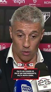 CRESPO DESABAFOU APÓS A DERROTA DO SÃO PAULO PARA O CORINTHIANS