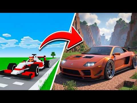 Minecraft Car Upgrade Old To New!