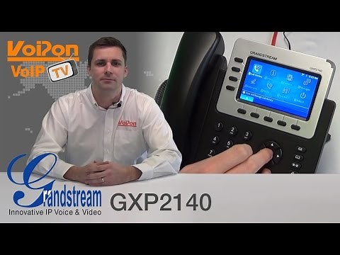 Grandstream GXP2140 HD IP Phone Video Review / Unboxing