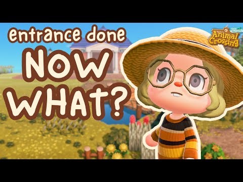 How to CONTINUE DECORATING once your Entrance is Done! | Animal Crossing: New Horizons