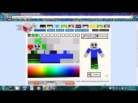 How to make your skin minecraft